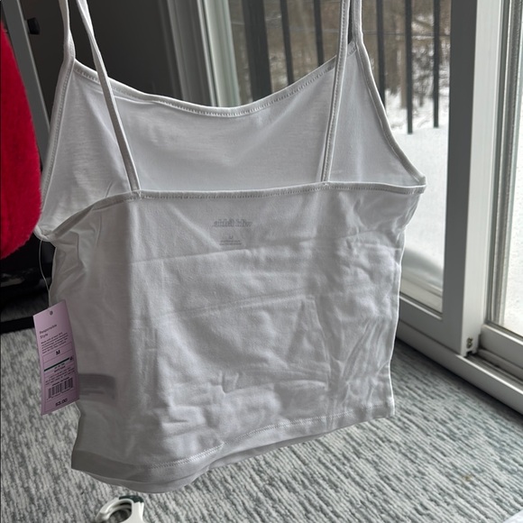 10 PACK Wild Fable Classic White Cotton Camisole Tank Top - Picture 3 of 4